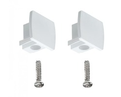 Lišty a příslušenství - P 95497 URail koncovka 2ks bílá - PAULMANN