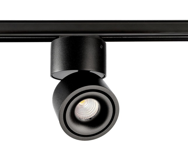 Svítidla - IMPR 707188 Deko-Light 1-fázový kolejnicový systém bodové svítidlo, Uni II Mini, Tilt, 11,3 W, DIM, 2700 K, 220-240V černá 160 mm - foto 1