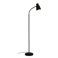 Stojací lampy - BRILO 1474015 Stojací svítidlo, 128 cm, 1x E27, max. 10W, černá - BRILO