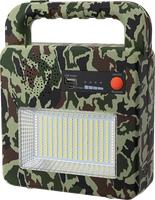 Solární produkty - Solární přenosný Bluetooth reproduktor+světelná kamufláž