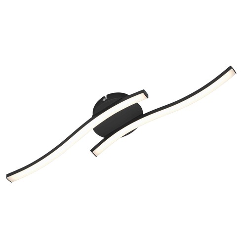 Dekorativní - BRILO 3449-015 LED nástěnné a stropní svítidlo, 55,5 cm, 12 W, černá - BRILO - foto 1