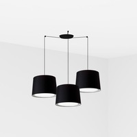 Kónická - FARO 64314-56-3L CONGA závěsné svítidlo, černá, 3L - FARO