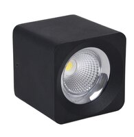 Hranatá - CEN QBNE-3516140 Stropní SVÍTIDLO LED QUBE ČERNÉ 161x161x164mm 35W/230VAC 4000K 3675Lm 45d IP20 - CENTURY