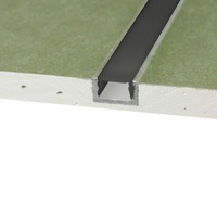Plexi pro Al profily - SLC PE1232 Kryt pro profil DL černý 2m - TLG