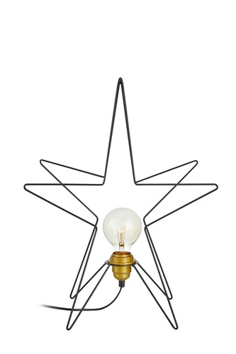 Interiérové dekorace - MAR 704425 Asterix černá hvězda na stůl - Markslöjd - foto 1