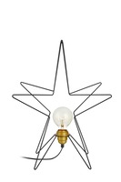 Interiérové dekorace - MAR 704425 Asterix černá hvězda na stůl - Markslöjd