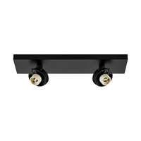 Bodová - IMPR 348267 Deko-Light stropní přisazené svítidlo Can Tilt hranatá základna, 2x 7,5 W GU10, černá