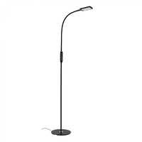 Stojací lampy - BRILO 1296-015 LED CCT stojací svítidlo s dotykovým vypínačem pr. 24 cm 7W 700lm černá - BRILO