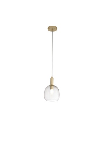 Koule - FAN I-BRANDY-S1 Závěsné svítidlo Brandy, zlaté, 1xE14, 16 x 150 cm - FANEUROPE - foto 1