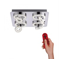 Hranatá - LD 14662-17 TIM LED stropní svítidlo, 8-ramenné, Smart Home, RGB+W RGB+2700-5000K MEDION - LEUCHTEN DIREKT / JUST LIGHT