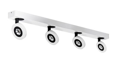 Bodová - AZZ AZ0672 LED Nástěnné/stropní přisazené svítidlo Azzardo Enzo 4PR AZ0672 4x5W 920lm 3000K IP20 75cm bílo-černé - AZZARDO