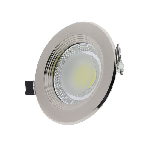 LED svítidla COB - LED COB Downlight Round Inox - foto 1