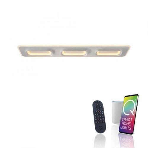 Podélná - PN 6505-16 LED závěsné svítidlo Q-KALINA bílá stmívatelné Smarthome s aplikací ZigBee RGB/2700-5000K - PAUL NEUHAUS - foto 1