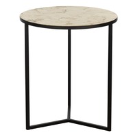 Ostatní - EG 424007 Stůl v.555 pr.480mm zlatá patina TOWADA 424007 - LIVING