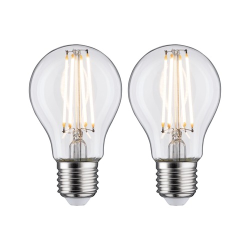 E27 - P 28641 LED žárovka 7 W E27 čirá teplá bílá 2ks-sada - PAULMANN - foto 1