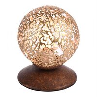 Stolní lampy dekorační - PN 4031-48 GRETA Stolní lampa v hnědo-zlaté s ozdobnou koulí pro žárovku G9 - PAUL NEUHAUS