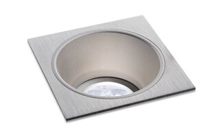 Hranatá - BPM 3030LED2.D40.3K Vestavné svítidlo Aluminio Plata kartáč.hliník 7W LED 500lm 3000K 230V - BPM