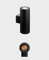 Nástěnná - KHL K60007.01.WS.DG-DG.90.ST.8.30 Nástěnné svítidlo SAFIRO DUE 106x70mm tmavě šedé 7W 3000K - Kohl Lighting