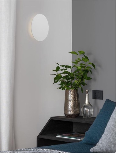 Nepřímé osvětlení - NV 9248152 Nástěnné svítidlo CYRCLE bílý hliník a akryl LED 22.5W 230V 3000K IP20 - NOVA LUCE - foto 1