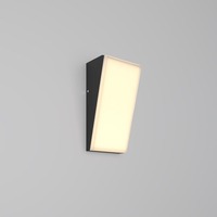 Nástěnná - M O436WL-L10GF3K1 Nástěnné svítidlo Brick 3000K 10W teplá bílá 1100lm černý hliník IP54 - MAYTONI