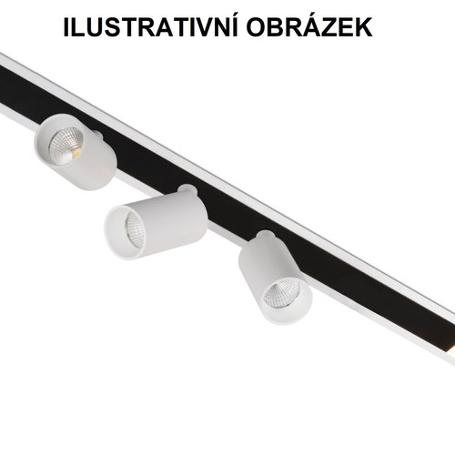 Lištové MODULIGHT - BPM 11526.02.BK-BK-BK.D24.3K VÝPRODEJ VZORKU - Spot MINI TUBE pro MODULIGHT 2x 8W 24º 3000K černý - BPM - foto 1