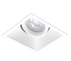 Kruhová - CEN KLSCON-BI KLAK SQUARE CONICAL vestavné nastavitelné svítidlo GU10 bílá - CENTURY