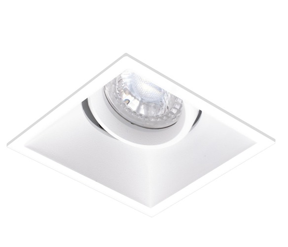 Kruhová - CEN KLSCON-BI KLAK SQUARE CONICAL vestavné nastavitelné svítidlo GU10 bílá - CENTURY - foto 1