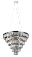 Dekorativní - AZZ AZ2927 Závěsné/stropní přisazené svítidlo Azzardo Salerno XL pendant/top AZ2927 G9 12x40W IP20 80cm křišťálové - AZZARDO