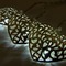 LED osvětlení na BATERIE - DLED ML01 DECOLED LED světelný řetěz na baterie, kovová srdce styl vintage, ledově bílá, 10 diod, 2,5 m
