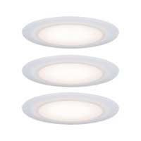 Koupelnová - P 99940 Premium vestavná svítidla sada LED stmívatelné 2700K 3x6,5W 230 V saténové - PAULMANN