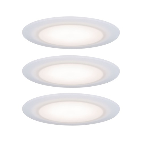 Koupelnová - P 99940 Premium vestavná svítidla sada LED stmívatelné 2700K 3x6,5W 230 V saténové - PAULMANN - foto 1