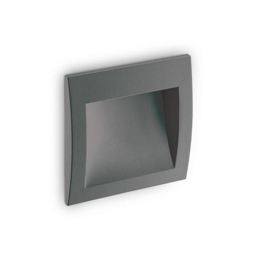 Zapuštěná - ILUX 255514 LED Venkovní zápustné svítidlo do zdi Ideal Lux WIRE AP BIG ANTRACITE 255514 4W 200lm 3000K IP65 14cm antracitové - IDEALLUX - foto 1