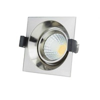 Vestavěný - LED COB Downlight náměstí Inox Build-In