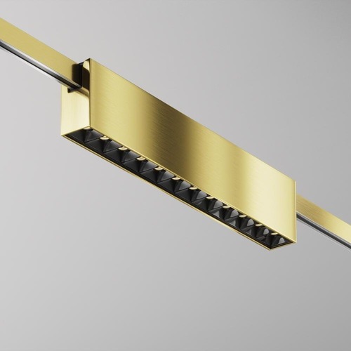 Lištové Magnetic Maytoni Flarity - M TR150-1-12W2.7K-M-BS-DE Svítidlo pro kolejnicový systém Points 2700K 12W 400lm mosaz hliník teplá bílá Flarity - MAYTONI - foto 1