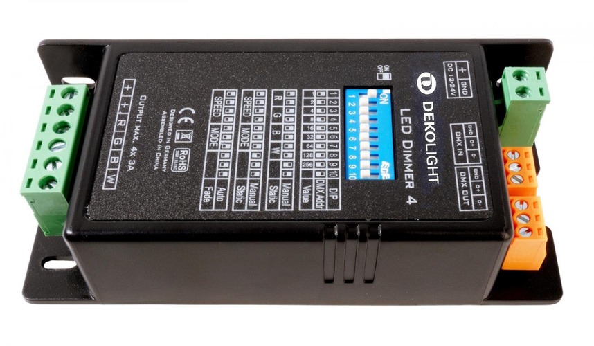 Ovladače a stmívače pro jednobarevné LED pásky - IMPR 843337 Kapego LED stmívač 4 - LIGHT IMPRESSIONS - foto 1