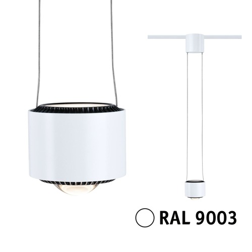 Svítidla - P 94903 URail LED závěs Aldan / 8,5W 3000K stmívatelné 230V bílá - PAULMANN - foto 1