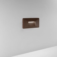 Zapuštěná - FAN INC-BREEN-506 BRO Zápustné venkovní svítidlo LED Breen, polykarbonát, bronz, 4 W, 380 lm, CCT, IP65, 9 x 19 x 10 cm - FANEUROPE