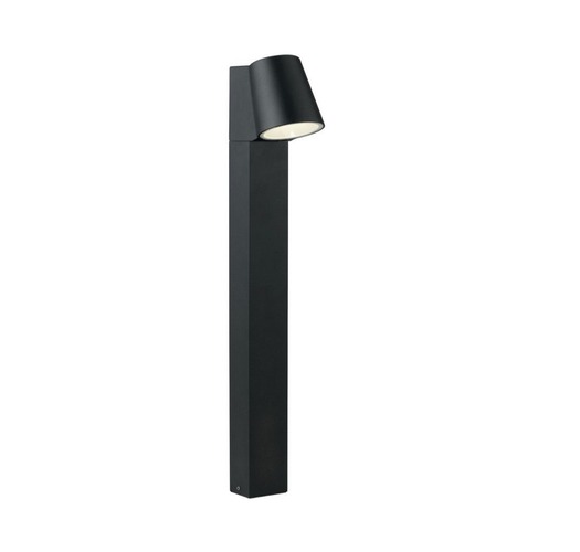 Sloupková - FAN LED-SINTESI-P NERO Sloupkové svítidlo černá hliník 6 W 400 lm 4000 K IP44 62,5x7,6x12 cm - FANEUROPE - foto 1