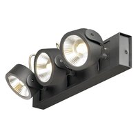 Bodová - LA 1000131 KALU nástěnné a stropní svítidlo 3x LED 3000K černé 60° - BIG WHITE (SLV)