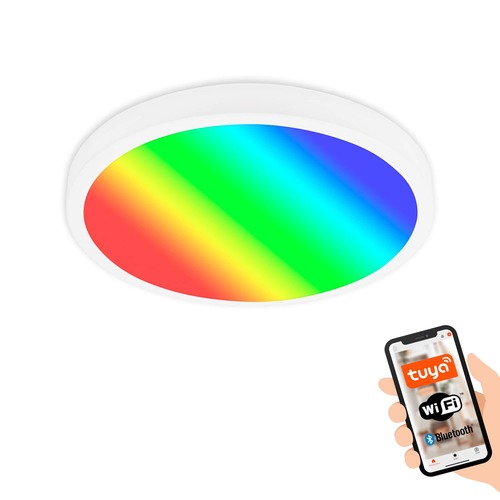 Kruhová - BRILO 3480016 Smart LED RGBW panel, 27 cm, 20W, 100lm, bílé - BRILO - foto 1