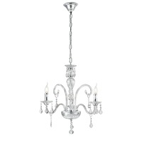 Dekorativní - FAN I-246/00100 Závěsné svítidlo Cristallo, průhledné, 3 x E14, 66 x 135 cm - FANEUROPE