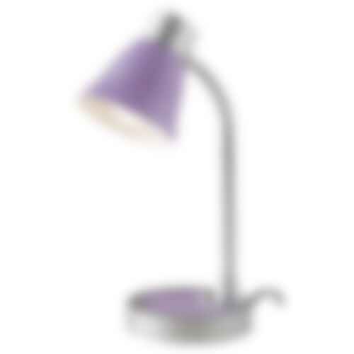 Stolní lampy dekorační - FAN LDT055LEO-VIOLA Stolní lampa  LEONARDO fialová 1 x E14 13 x 39 cm - FANEUROPE - foto 1