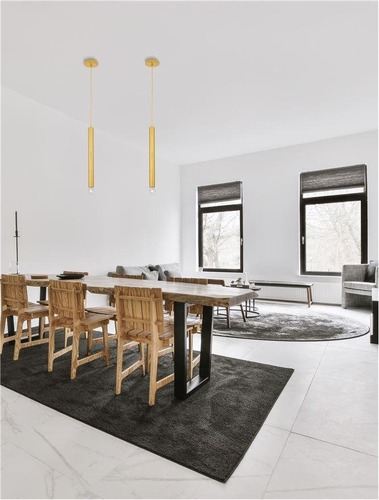 Subtilní - NV 9287948 Závěsné svítidlo NORWAY zlatý hliník zlatý kabel E27 1x12W 230V IP20 bez žárovky - NOVA LUCE - foto 1