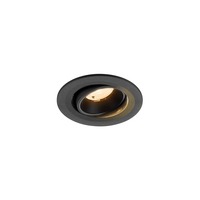 Kruhová - LA 1009490 NUMINOS® MOVE S Stropní vestavné svítidlo, 2700 K, 40°, IP20, kulaté, černé - BIG WHITE (SLV)