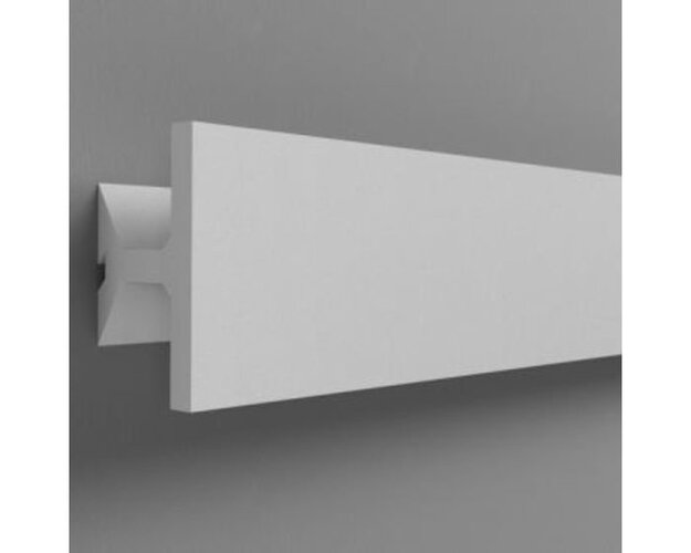 Sádrové profily - WD 86-3580 Nástěnná světelná římsa  ALFA - 1m - ECO-DESIGN - foto 1