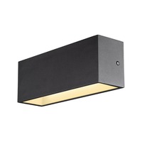 Nástěnná - LA 1005155 SITRA L WL UP/DOWN venkovní LED nástěnné přisazené svítidlo antracit CCT switch 3000/4000 K - BIG WHITE (SLV)