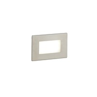 Zapuštěná - FAN INC-BOLT-503S Zápustné venkovní svítidlo LED Bolt, bílá/nikl/polykarbonát, 3 W, 200 lm, 3000 K, IP65, senzor, 10,7 x 3,25 x 6,7 cm - FANEUROPE