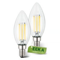 E14 - BRILO 0552002 Set žárovek svíčka 2x LED E14 525lm 3000K 2,5W - BRILONER