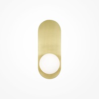 Dekorativní - M MOD419WL-01G Nástěnné svítidlo Bao G9 28W zlatá kov design - MAYTONI