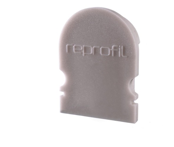 Krytky pro Al profily - IMPR 979531 Koncovka R-AU-02-12 šedá 18 mm 2 ks - LIGHT IMPRESSIONS - foto 1